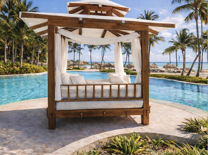 Private Bali Bed by the Pool for Two (Resort Experience)