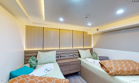 Cabin 12 (3rd Deck Twin En-Suit)