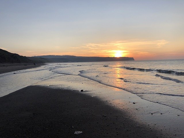 A beautiful quiet part of the beach not far from Whitby
