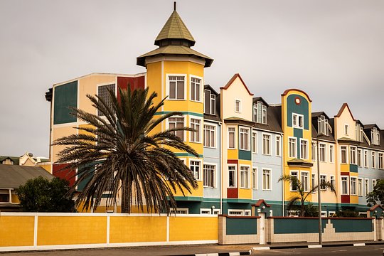 Snap photos of the picturesque colonial buildings at Swakopmund