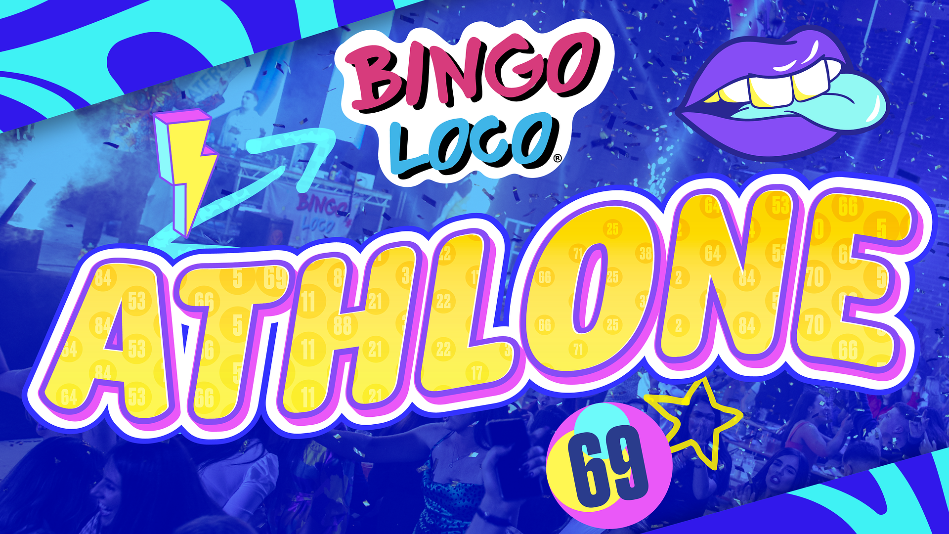 artwork for bingo loco show in athlone