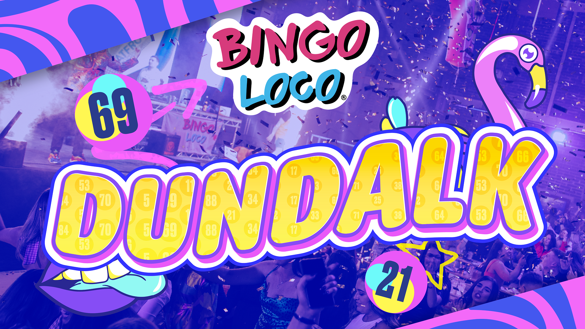 artwork for bingo loco show in dundalk