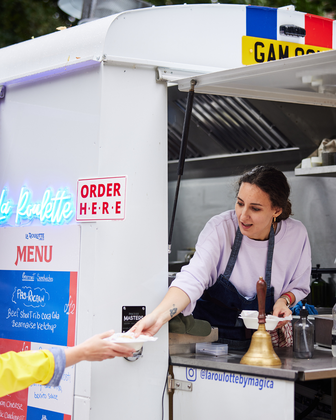La Rouloutte van selling sandwiches at summer food festival 2023