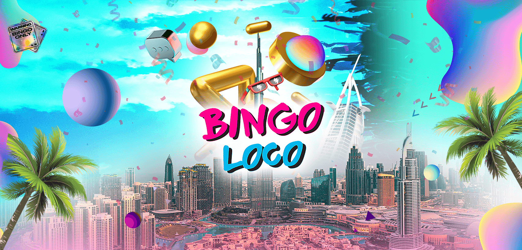 artwork for bingo loco show in uae