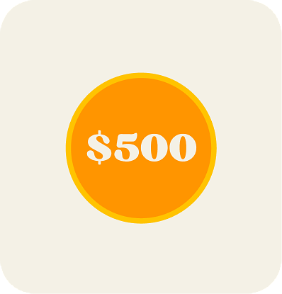 $500 gift voucher