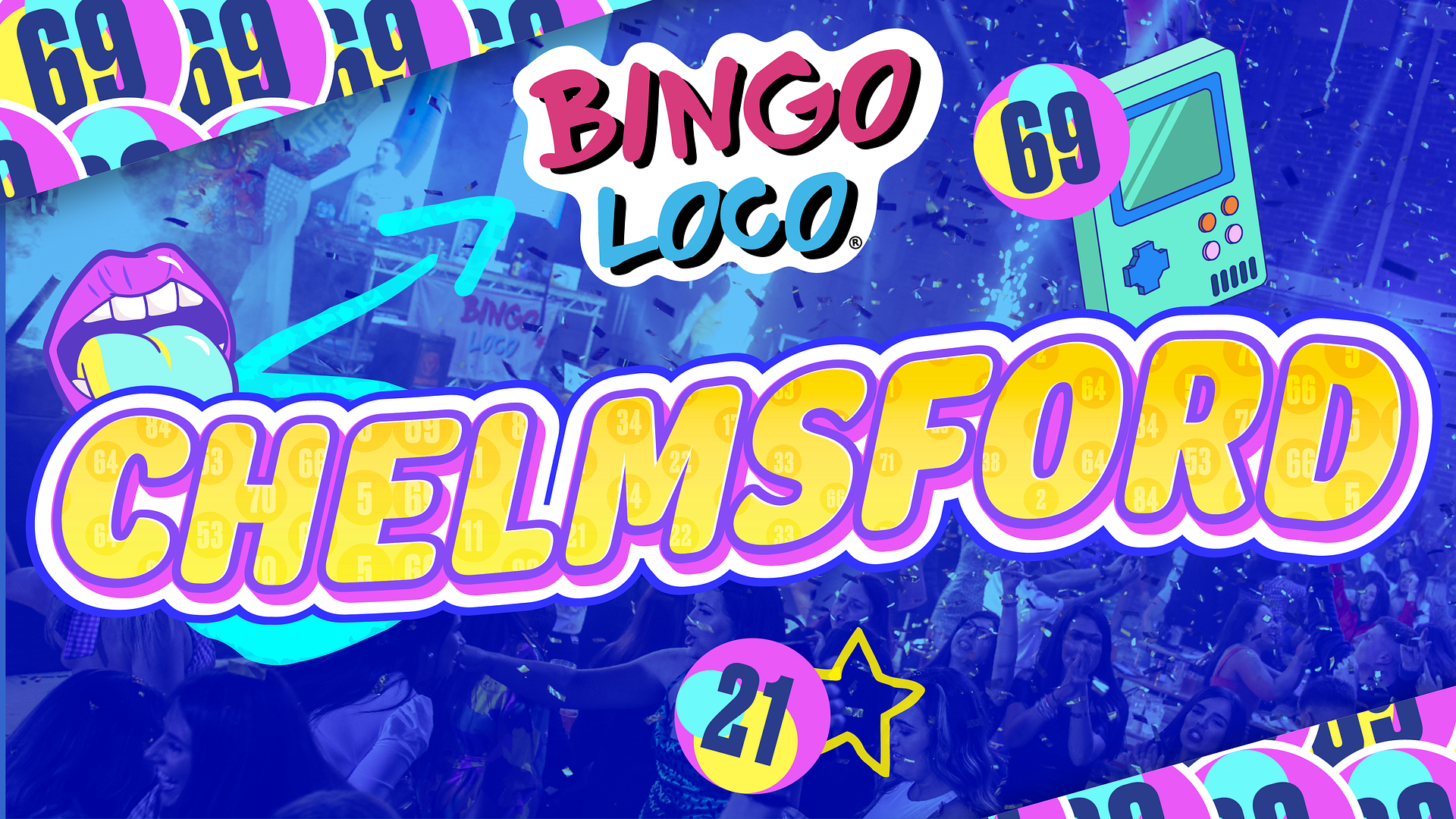 artwork for bingo loco show in chelmsford