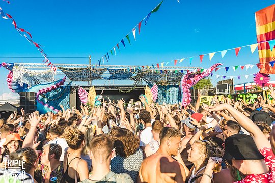 Open air stage 