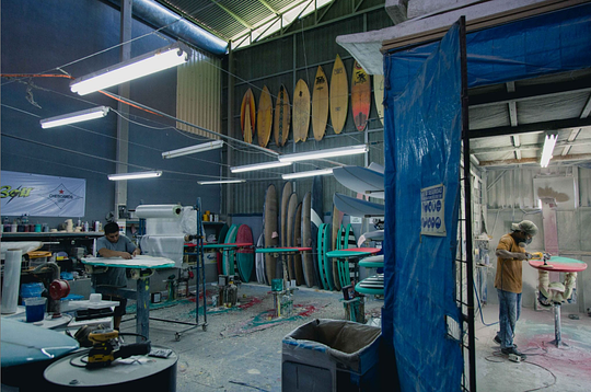 Visita a la fabrica de tablas