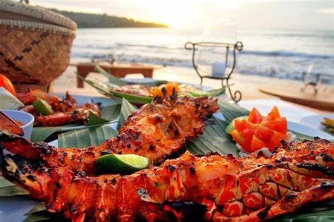 Savoring Indonesian gourmet food in a beautiful setting
