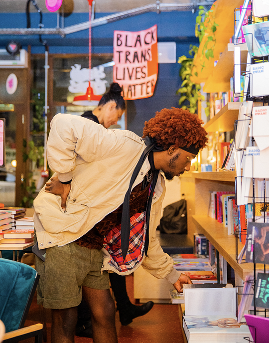 Bookshop / hangout zone
