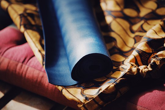 Yoga matt, blanket or cushion