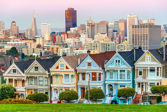 Take a selfie with the “Painted Ladies”