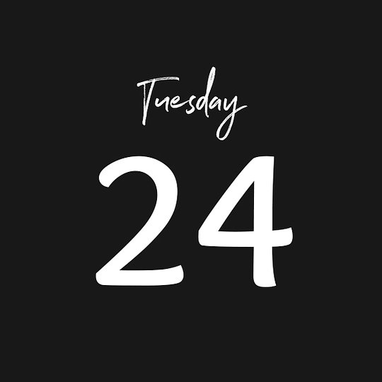 TUESDAY 24/06/2025