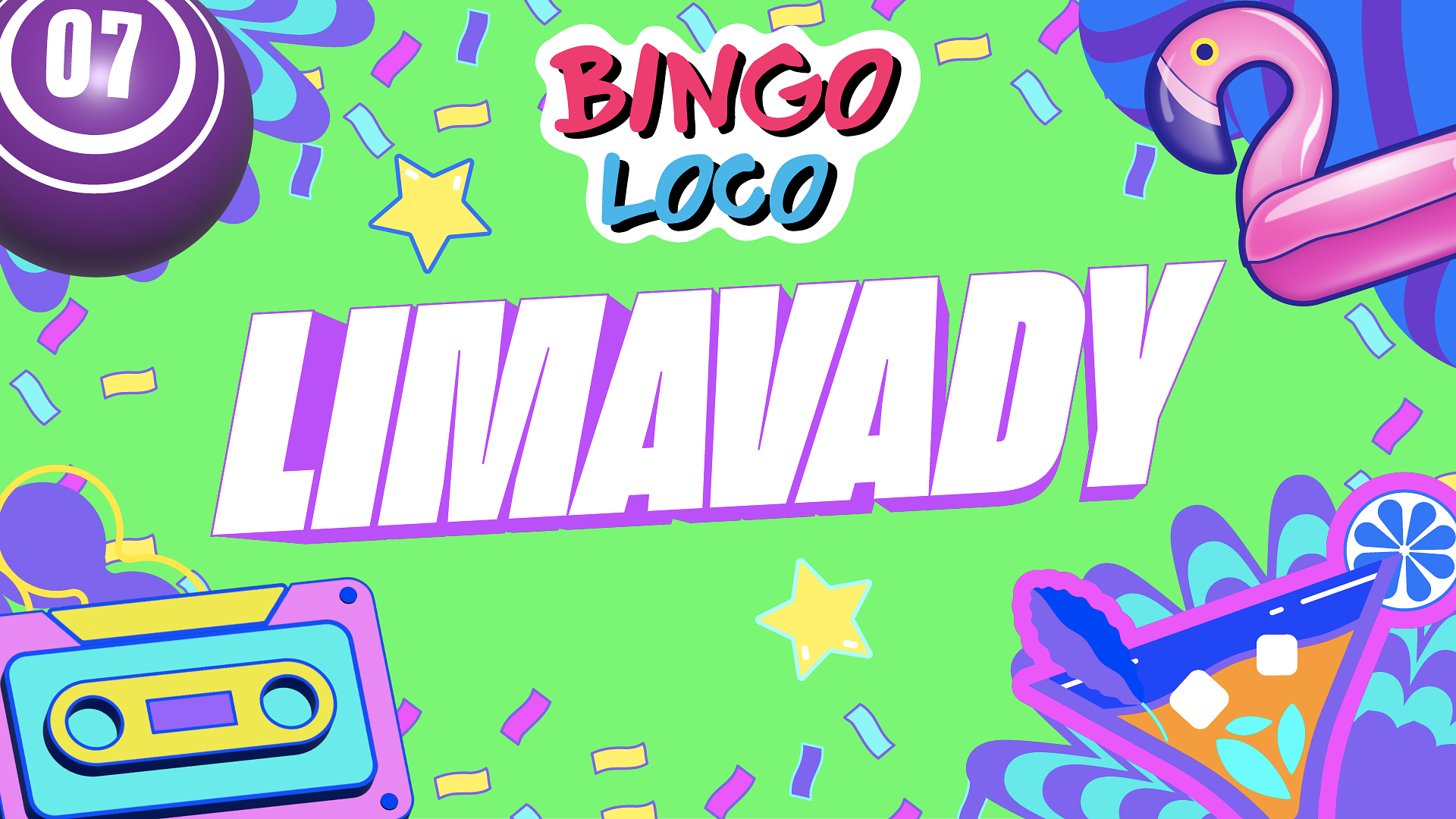 artwork for bingo loco show in limavady