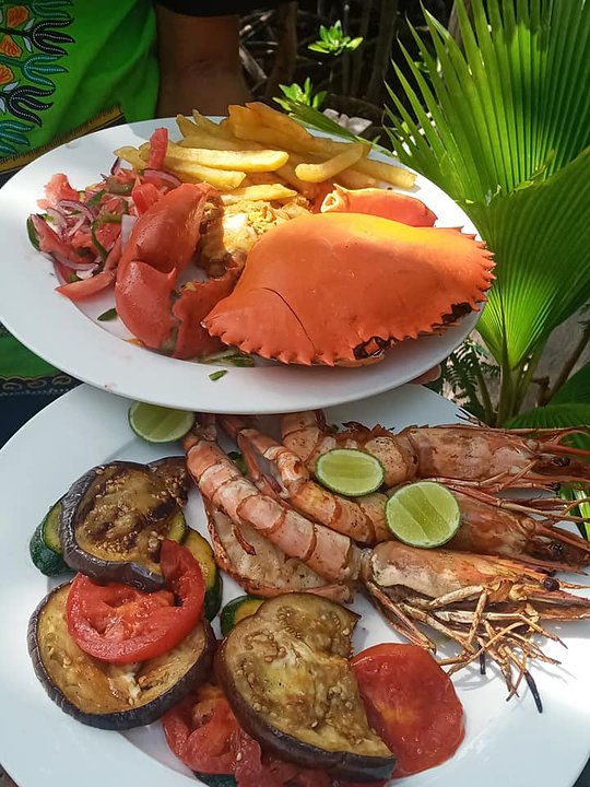 The feast for the evening...