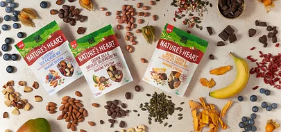 Nature's Heart products displayed