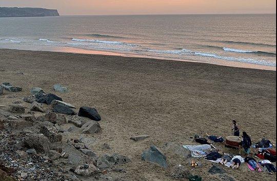 Sandsend: Fascia Release |  Breathwork | Drumming | Fireside Magic |