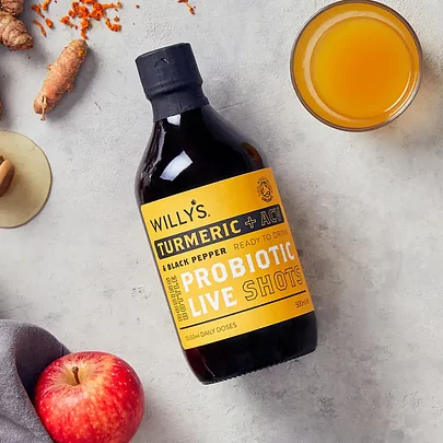 Kickstart your journey to better gut-health with Willy's Apple Cider Vinegar and Kombucha