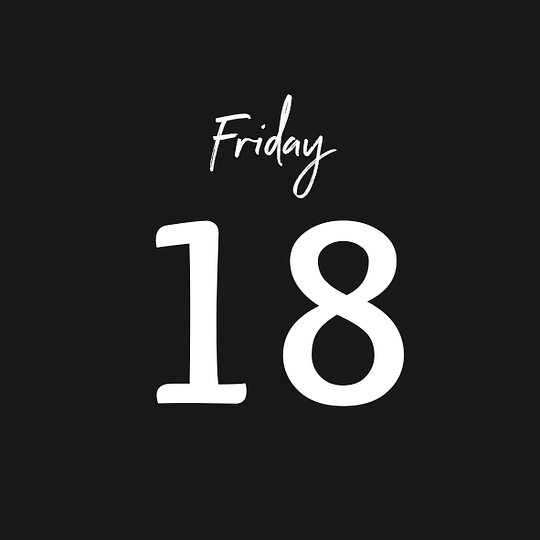 FRIDAY 18/07/2025