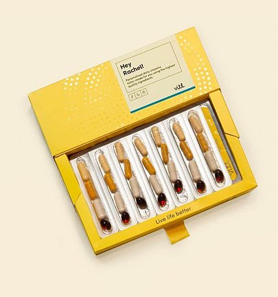 Personalised vitamins, DNA kits and blood tests.